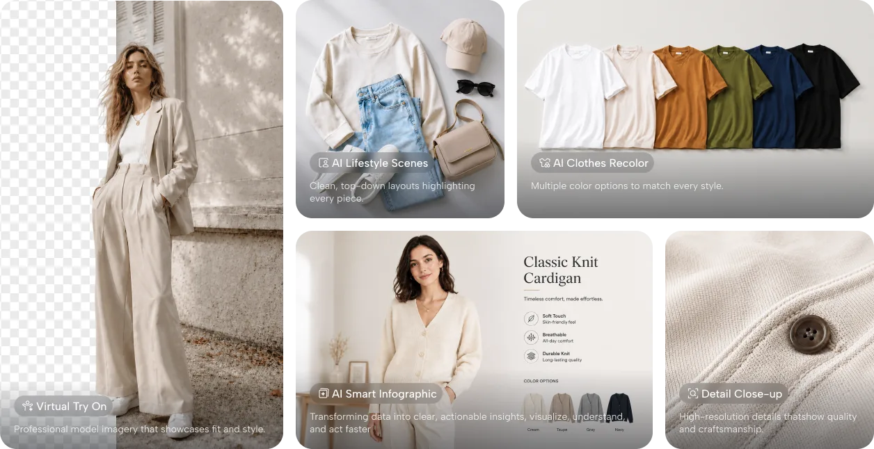 Apparel & Fashion generated listing examples