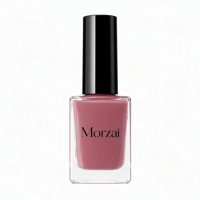 Pink nail polish bottle